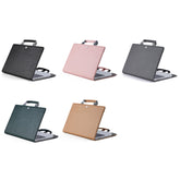 Book Style Laptop-Schutzhülle Handtasche für MacBook, 12 Zoll, 13 Zoll, 14 Zoll